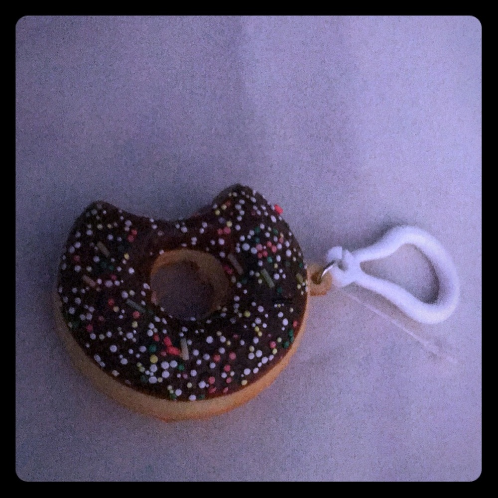 Squishie doughnut key chain